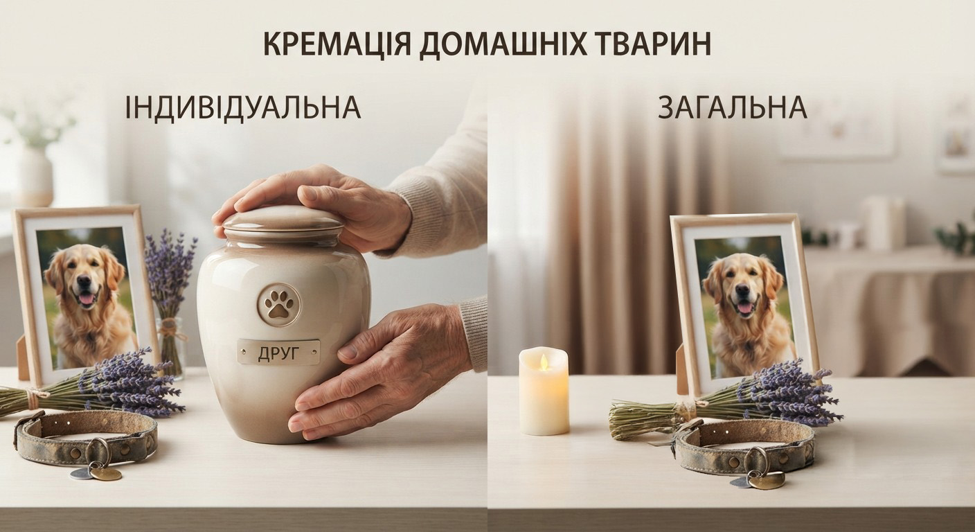 Кремація для тварин (індивідуальна, загальна) Київ та область